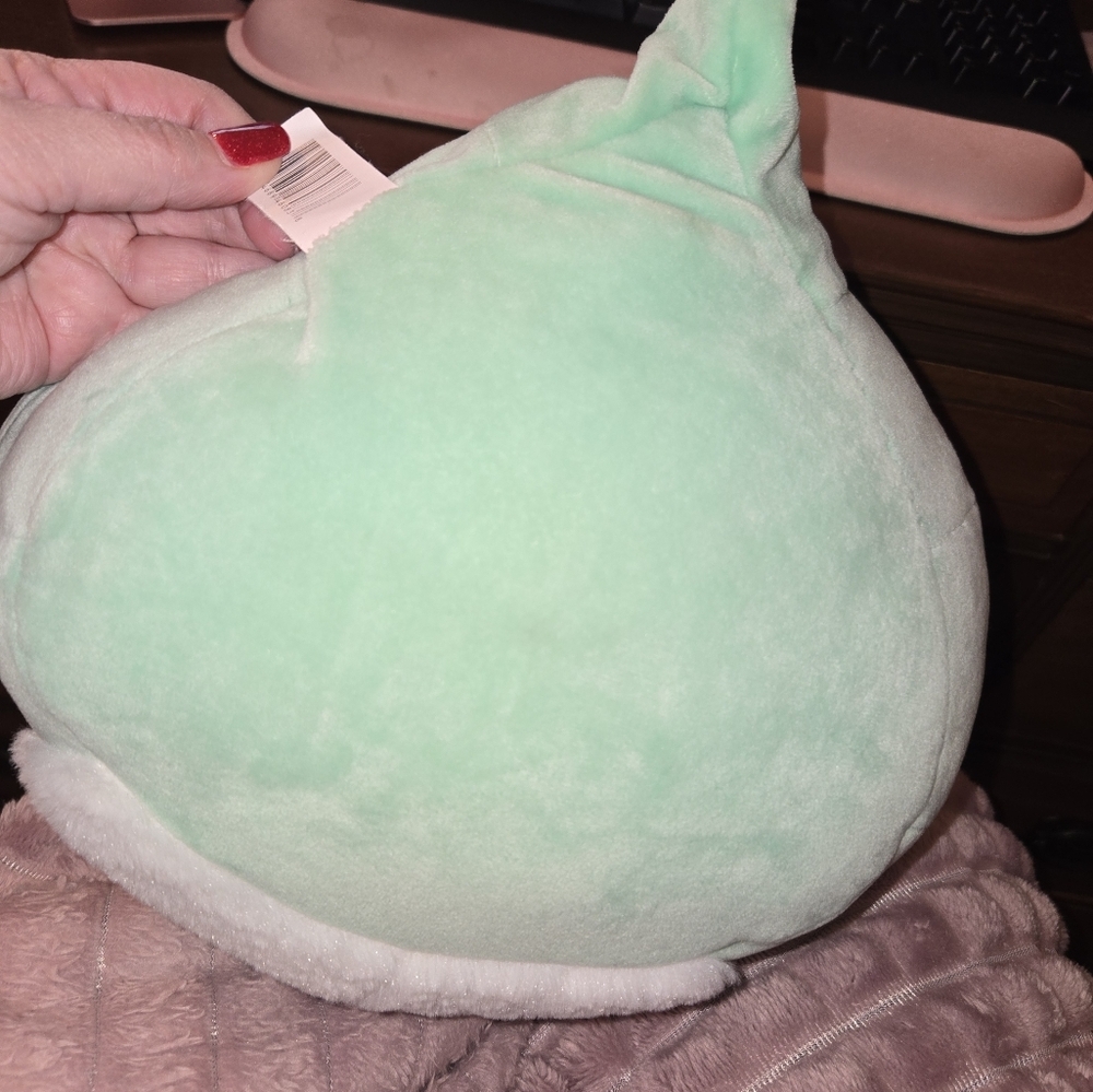 Squishmallow Abe The Bearded Dragon 11” Teal soft plush toy New with tags - Picture 7 of 8